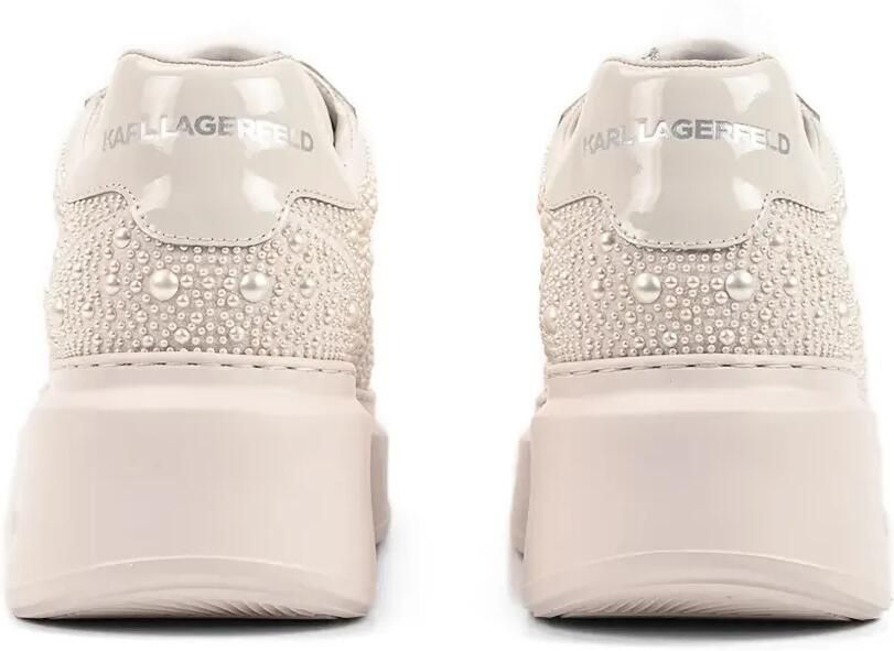 Karl Lagerfeld Sneakers verfraaid met imitatieparels en chunky zool Beige - Foto 3