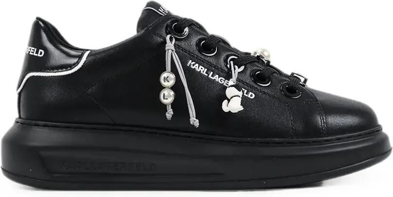 Karl Lagerfeld Sneakers verfraaid met imitatieparels Zwart