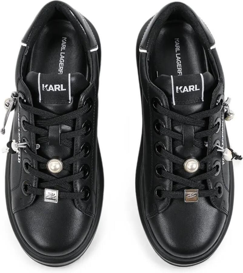 Karl Lagerfeld Sneakers verfraaid met imitatieparels Zwart - Foto 2