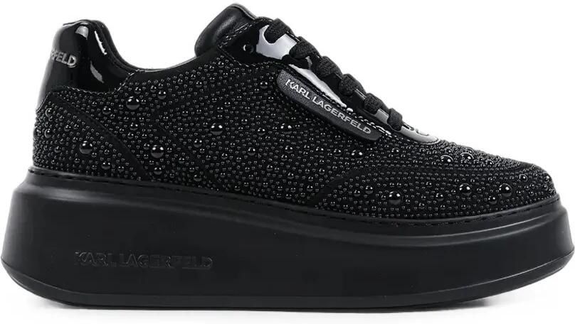 Karl Lagerfeld Sneakers verfraaid met kralen Zwart