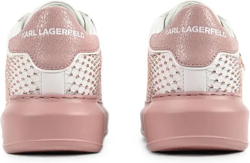 Karl Lagerfeld Sneakers verfraaid met kristallen Wit - Foto 4