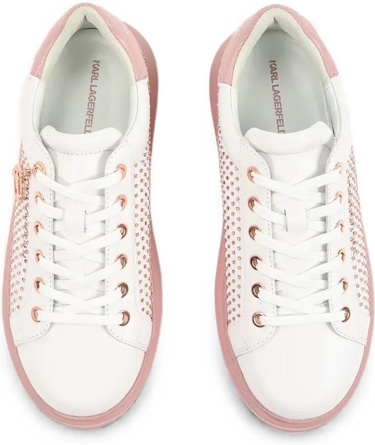 Karl Lagerfeld Sneakers verfraaid met kristallen Wit - Foto 2