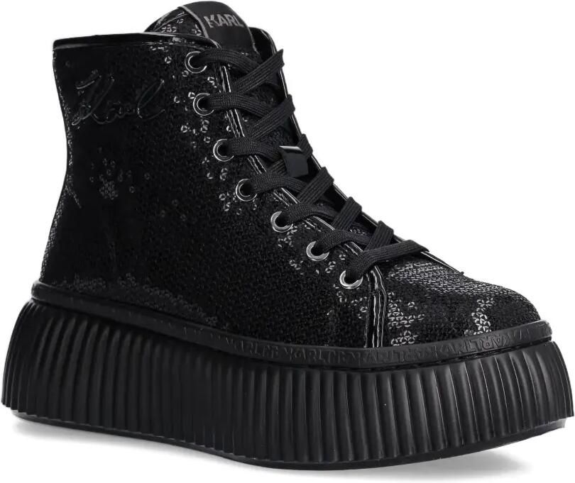 Karl Lagerfeld Sneakers verfraaid met pailletten Zwart