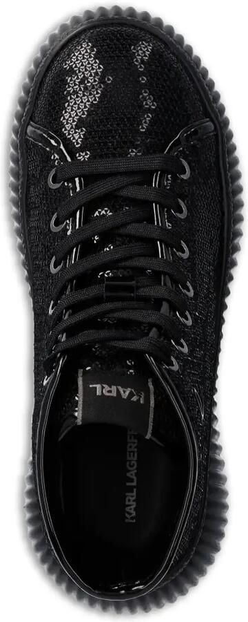 Karl Lagerfeld Sneakers verfraaid met pailletten Zwart - Foto 3
