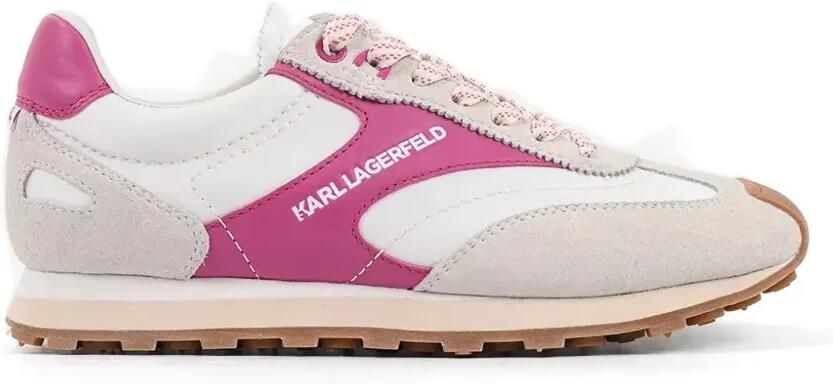 Karl Lagerfeld Sonar sneakers met contrasterende vlakken Wit