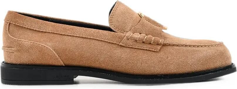Karl Lagerfeld Suède loafers Beige