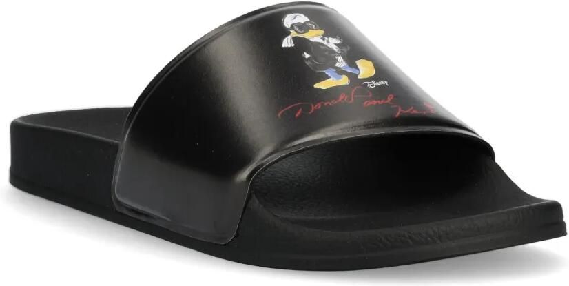Karl Lagerfeld Teenslippers met Karl-patroon Zwart - Foto 4