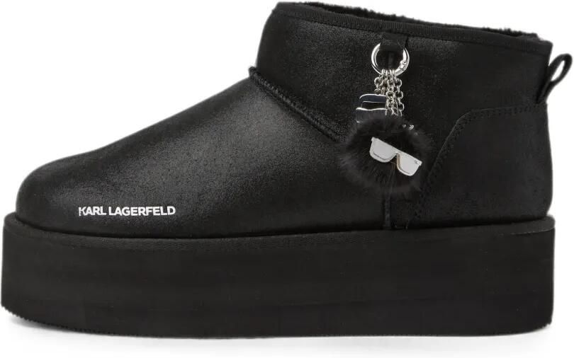 Karl Lagerfeld Thermo laarzen met bedels Zwart