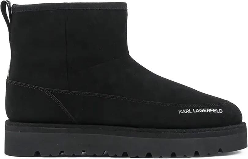 Karl Lagerfeld Thermo platform slip-ons Zwart
