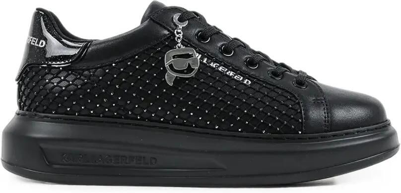 Karl Lagerfeld Verfraaide sneakers met plateauzool Zwart