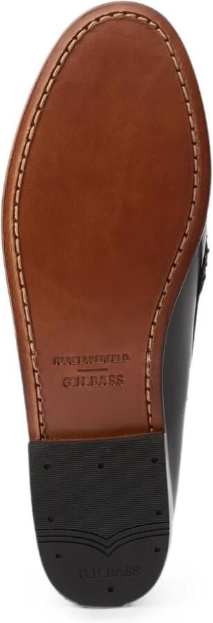 Karl Lagerfeld x G.H Bass penny loafers Zwart - Foto 4