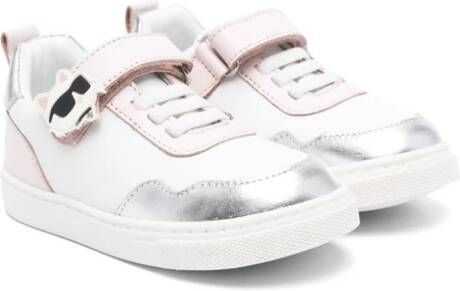 Karl Lagerfeld Kids Sneakers met colourblocking Wit