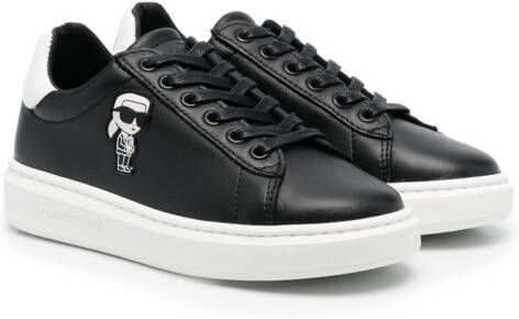 Karl Lagerfeld Kids Sneakers met logopatch Zwart