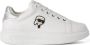 Karl Lagerfeld Ikon NFT Kapri leren sneakers Wit - Thumbnail 1