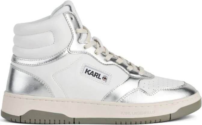 Karl Lagerfeld Krew Kollar high-top sneakers Wit