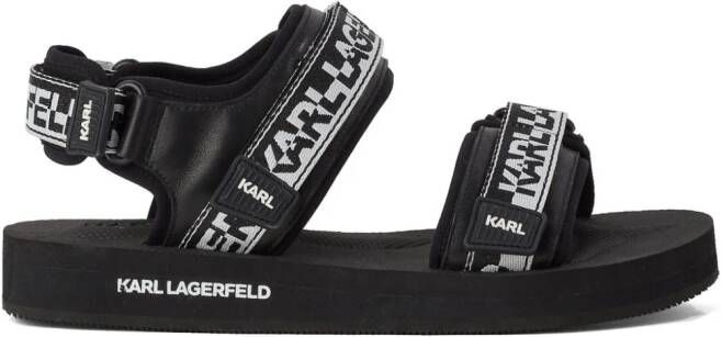 Karl Lagerfeld Atlantik Speculum sandalen Zwart