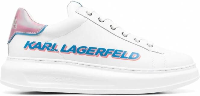Karl Lagerfeld Sneakers met logoprint Wit