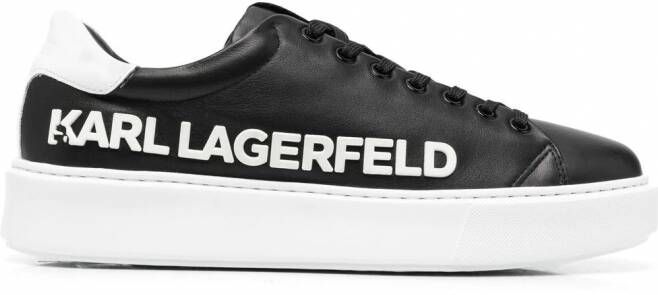 Karl Lagerfeld Maxi Kup low-top sneakers Zwart