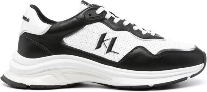 Karl Lagerfeld Monogram Lux Finesse sneakers Zwart