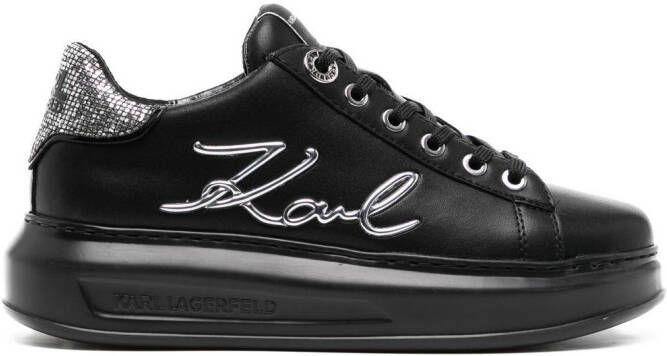 Karl Lagerfeld Sneakers met logo Zwart