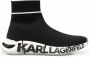Karl Lagerfeld Sneakers met logoprint Zwart - Thumbnail 1