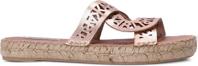 Karl Lagerfeld Souk Interlok Loop espadrilles Roze