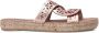 Karl Lagerfeld Souk Interlok Loop espadrilles Roze - Thumbnail 1