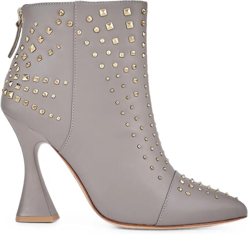 Kat Maconie Samara enkellaarzen met studs Grijs