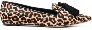 Kate Spade Ballerina's met luipaardprint Beige