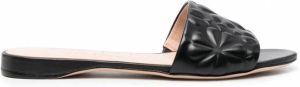 Kate Spade Emmie slippers met bloemenprint Zwart