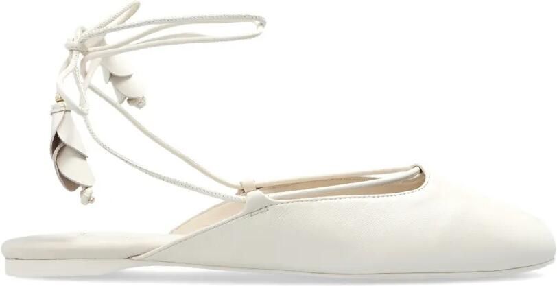Kate Spade Eloise muiltjes met veters Beige