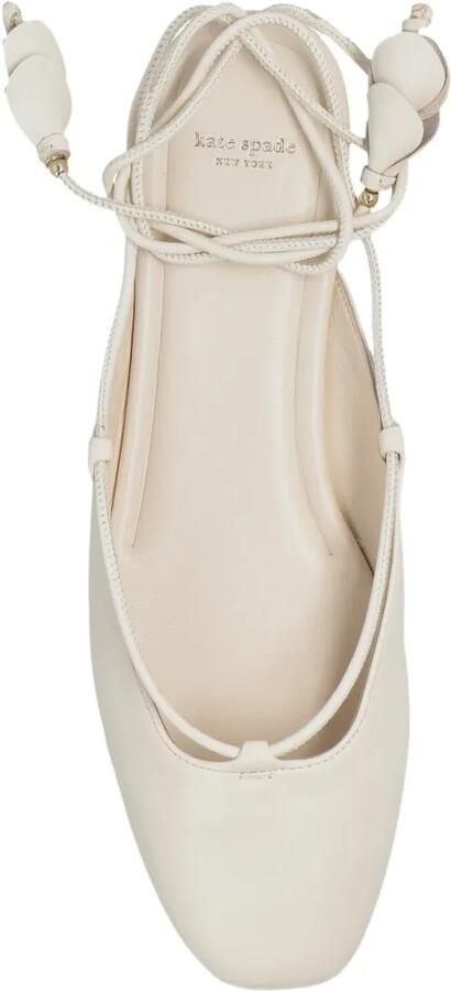 Kate Spade Eloise muiltjes met veters Beige - Foto 5