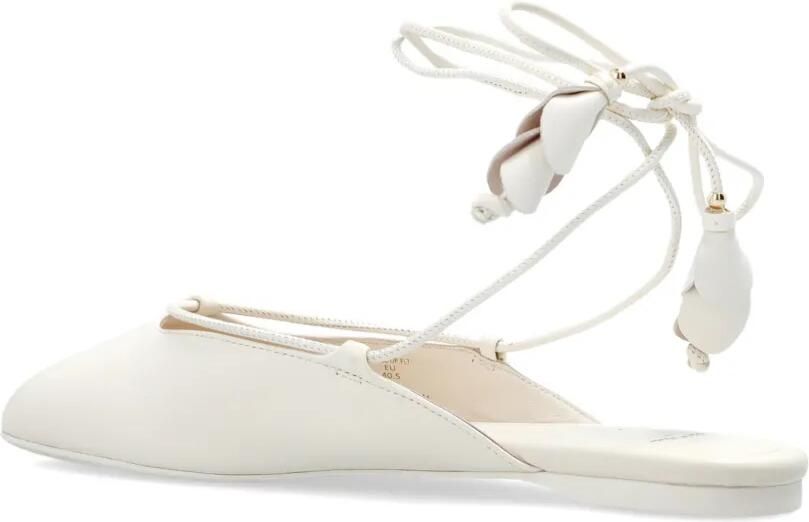 Kate Spade Eloise muiltjes met veters Beige - Foto 3