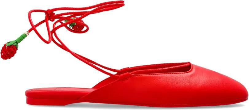Kate Spade Eloise pumps met aardbeienbedel Rood