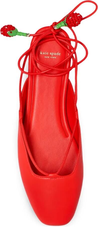 Kate Spade Eloise pumps met aardbeienbedel Rood - Foto 3