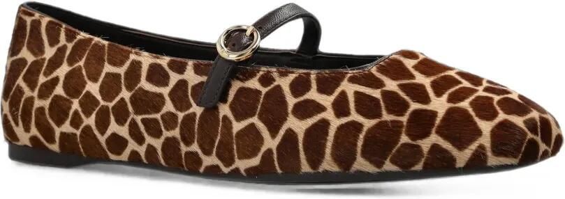 Kate Spade Halo ballerina's met giraf-patroon Bruin - Foto 3