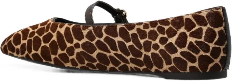 Kate Spade Halo ballerina's met giraf-patroon Bruin - Foto 4