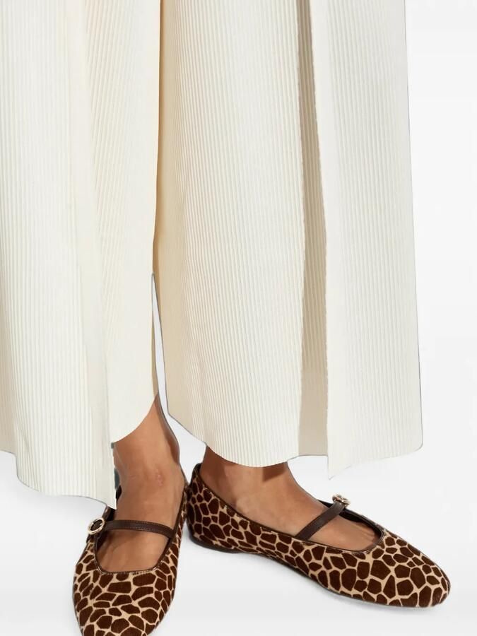 Kate Spade Halo ballerina's met giraf-patroon Bruin - Foto 2