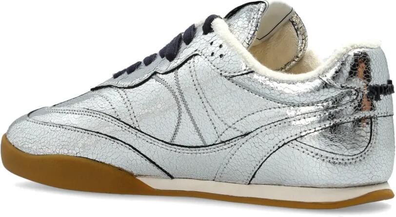 Kate Spade Leren sneakers met gebarsten effect Zilver - Foto 3