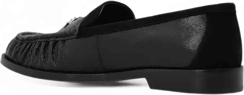 Kate Spade Penni gesmockte loafers met logo-plakkaat Zwart - Foto 3