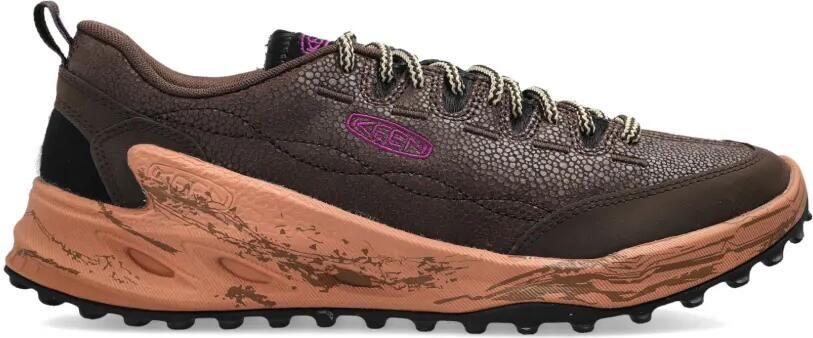 KEEN FOOTWEAR Jasper Zionic leren low-top sneakers Bruin