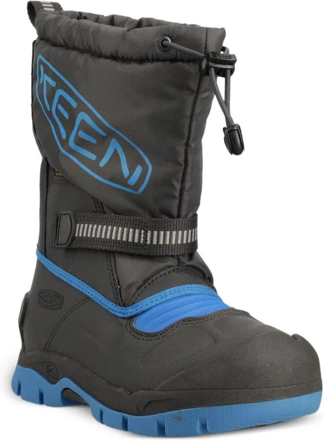 KEEN FOOTWEAR Laarzen met houtje-touwtje sluiting en logoprint Zwart - Foto 3