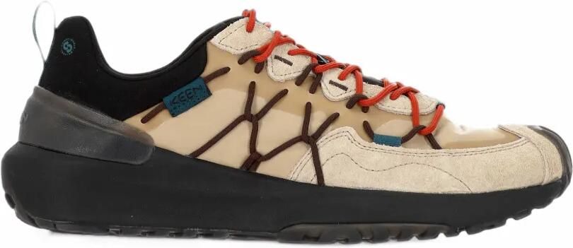 KEEN FOOTWEAR Uneek Trekker leather panelled sneakers Beige