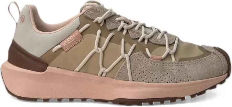 KEEN FOOTWEAR UNEEK Trekker panelled lace-up sneakers Beige