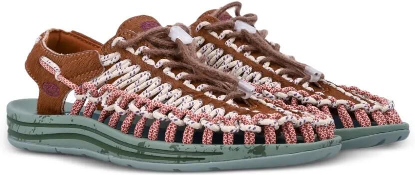 KEEN FOOTWEAR Unek Lea sandalen verfraaid met koord Bruin - Foto 3