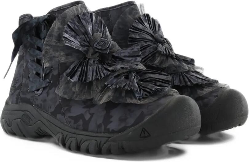 KEEN FOOTWEAR x Collina Strada Targhee EXP floral-print ruffled ankle boots Zwart - Foto 2