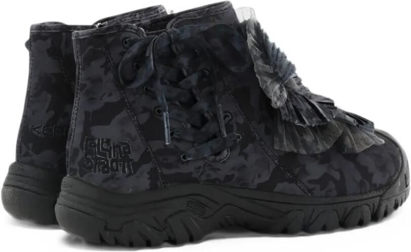 KEEN FOOTWEAR x Collina Strada Targhee EXP floral-print ruffled ankle boots Zwart - Foto 3