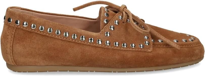 Kennel & Schmenger Drop loafers met studs Bruin