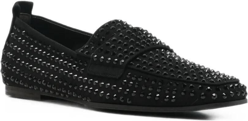 Kennel&Schmenger Lotta loafers verfraaid met kristallen Zwart - Foto 2