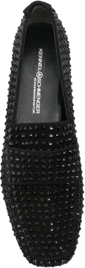 Kennel&Schmenger Lotta loafers verfraaid met kristallen Zwart - Foto 4